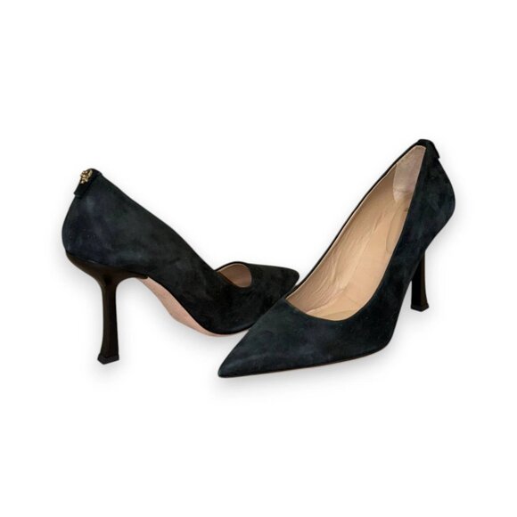 BOSS Vivian Pump 90 Women's Black Suede Stiletto Heels US 7 (EU 37) MSRP $299 - Picture 4 of 4